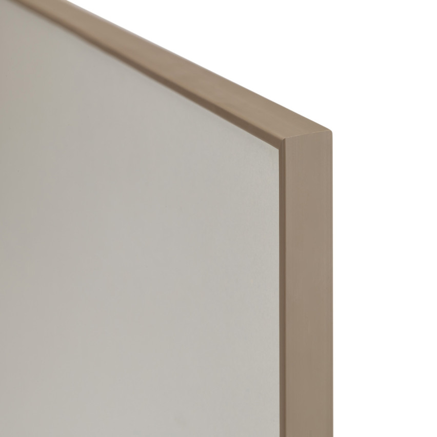 Perfil de mueble C 18 mm, beige con cinta adhesiva, 5m