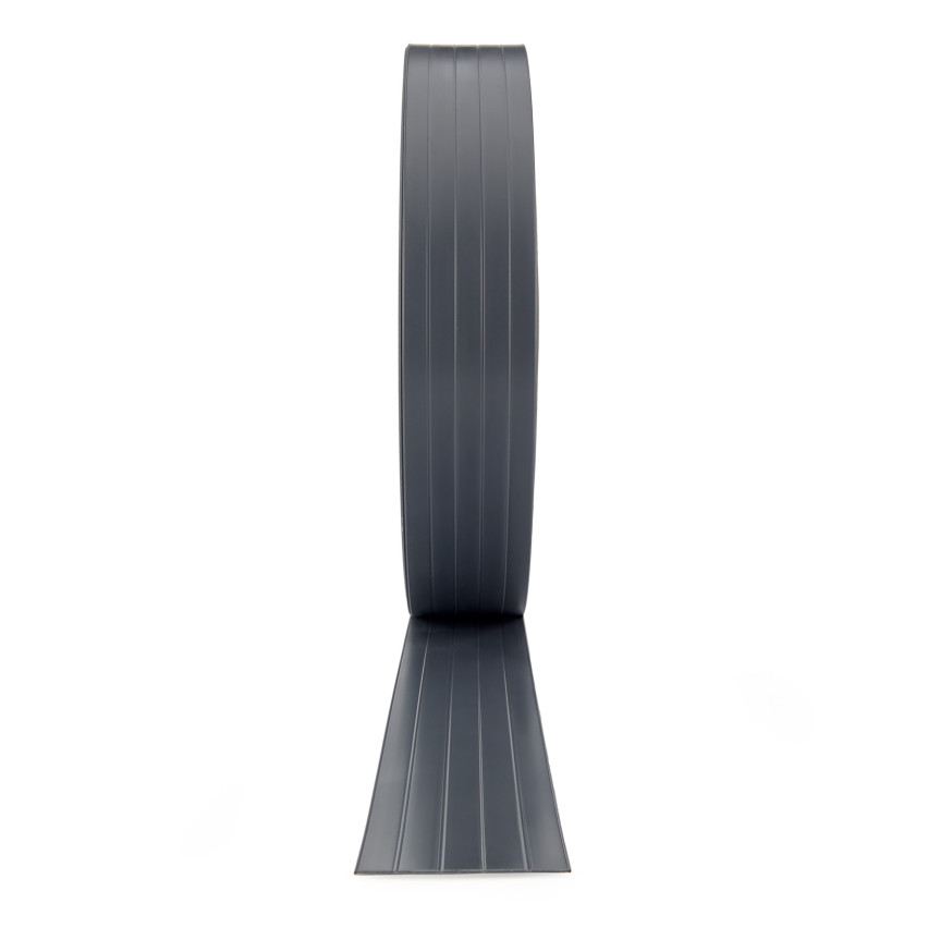 PVC duro privacidad tiras privacidad rollo doble barra valla jardín tiras altura 4,75cm espesor: 1,5mm, grafito RAL7016