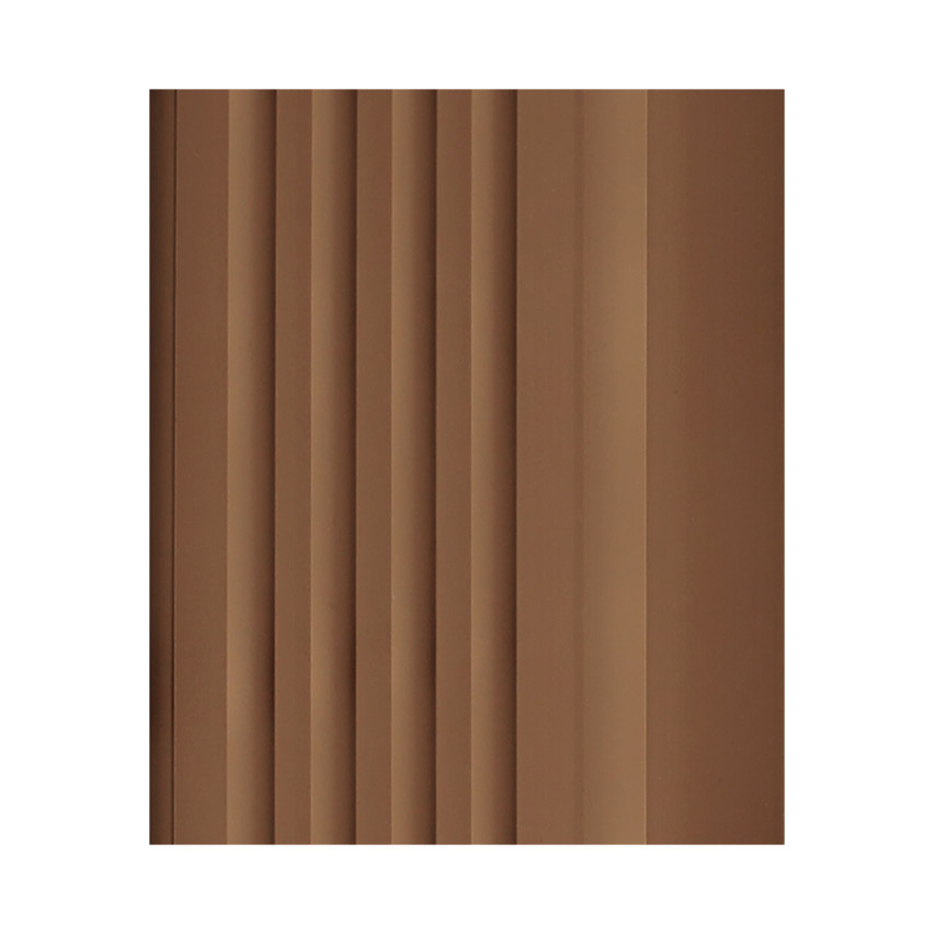 Perfil antideslizante para escaleras 48x42mm, 150cm, marrón