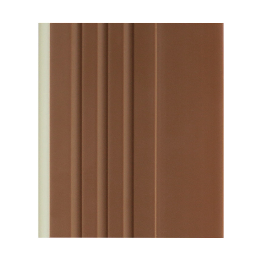 Perfil antideslizante para escaleras 40x40mm, 150cm, marrón