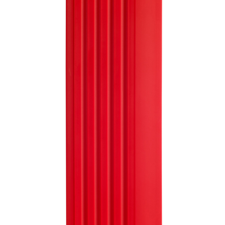 Perfil antideslizante para escaleras con adhesivo, 50x42mm, rojo, 