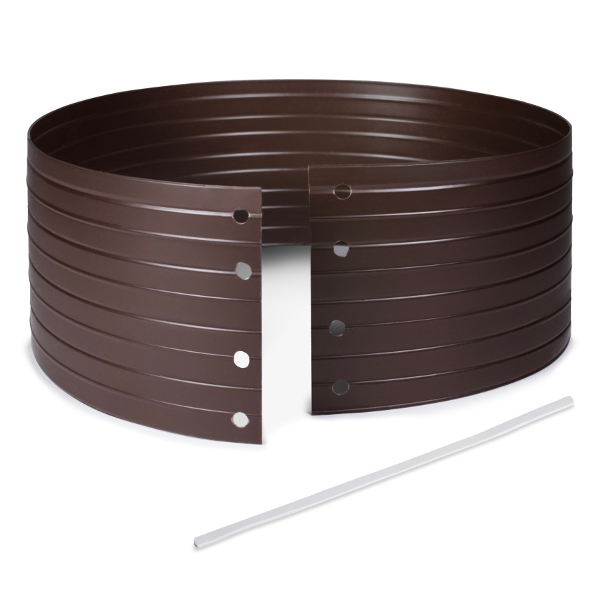 Círculo de riego de PVC - anillo de cultivo - marrón