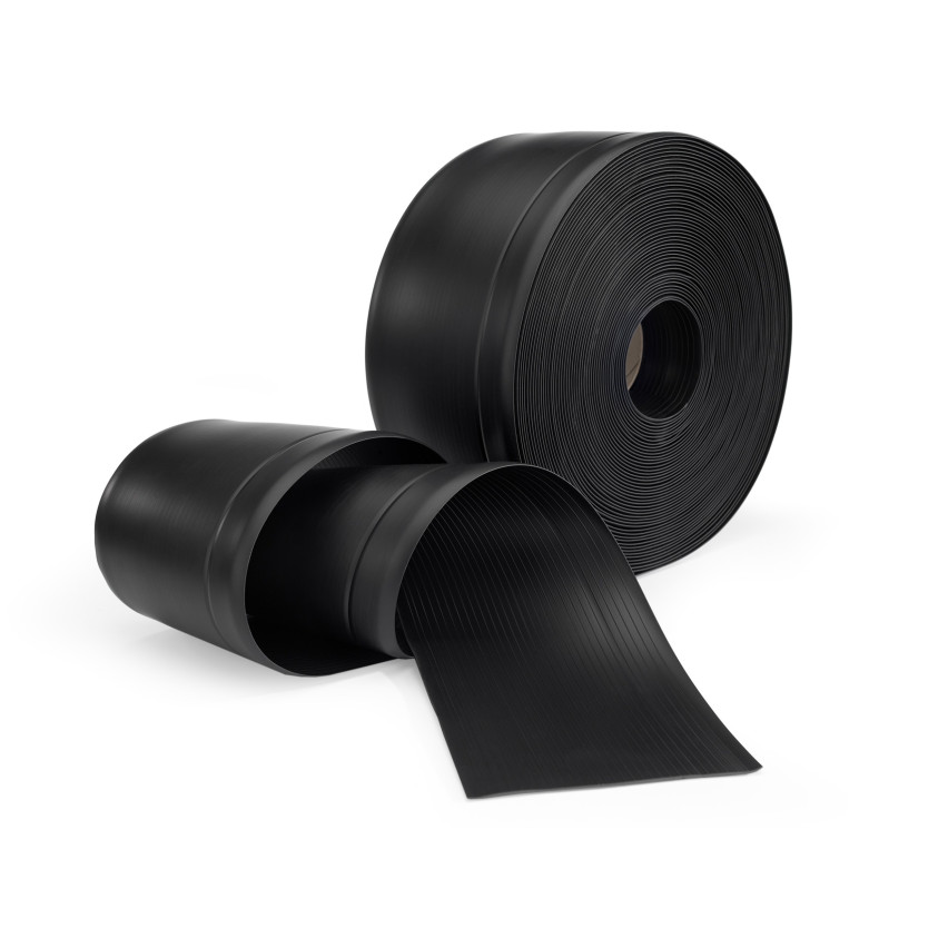 Rodapié de PVC 100x25mm negro